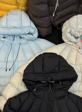 云感漫步 亲肤舒适通勤连帽羽绒服女2025冬季新款高密防风面包服