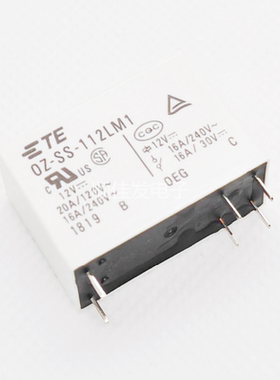 原装功率继电器 0Z OZ-SS-112LM1 12VDC 一组常开 16A240VAC 6脚
