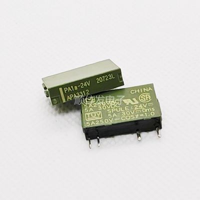 全新原装现货 PA1A-24V APA3312 松下继电器 5A 4脚 一组常开