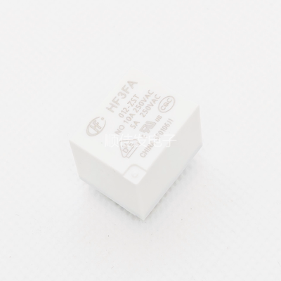 宏发继电器HF3FA-012-ZST一组转换5脚10A250VAC AGSNO2触点材料