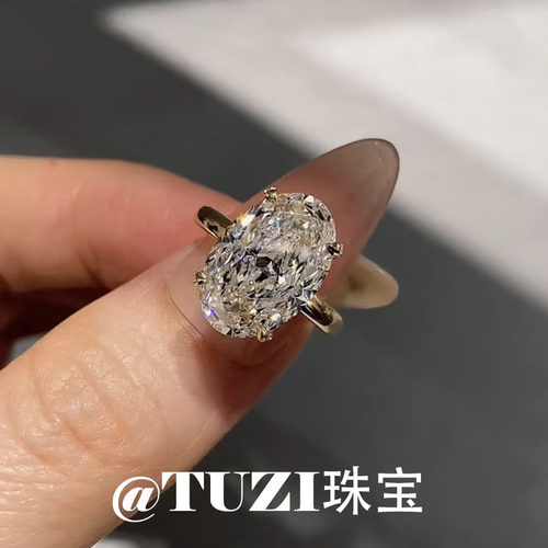 明星同款钻戒！高级感纯银戒指环