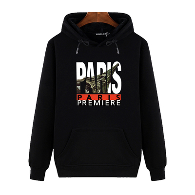 秋冬季绒士加绒加厚套头卫衣保暖