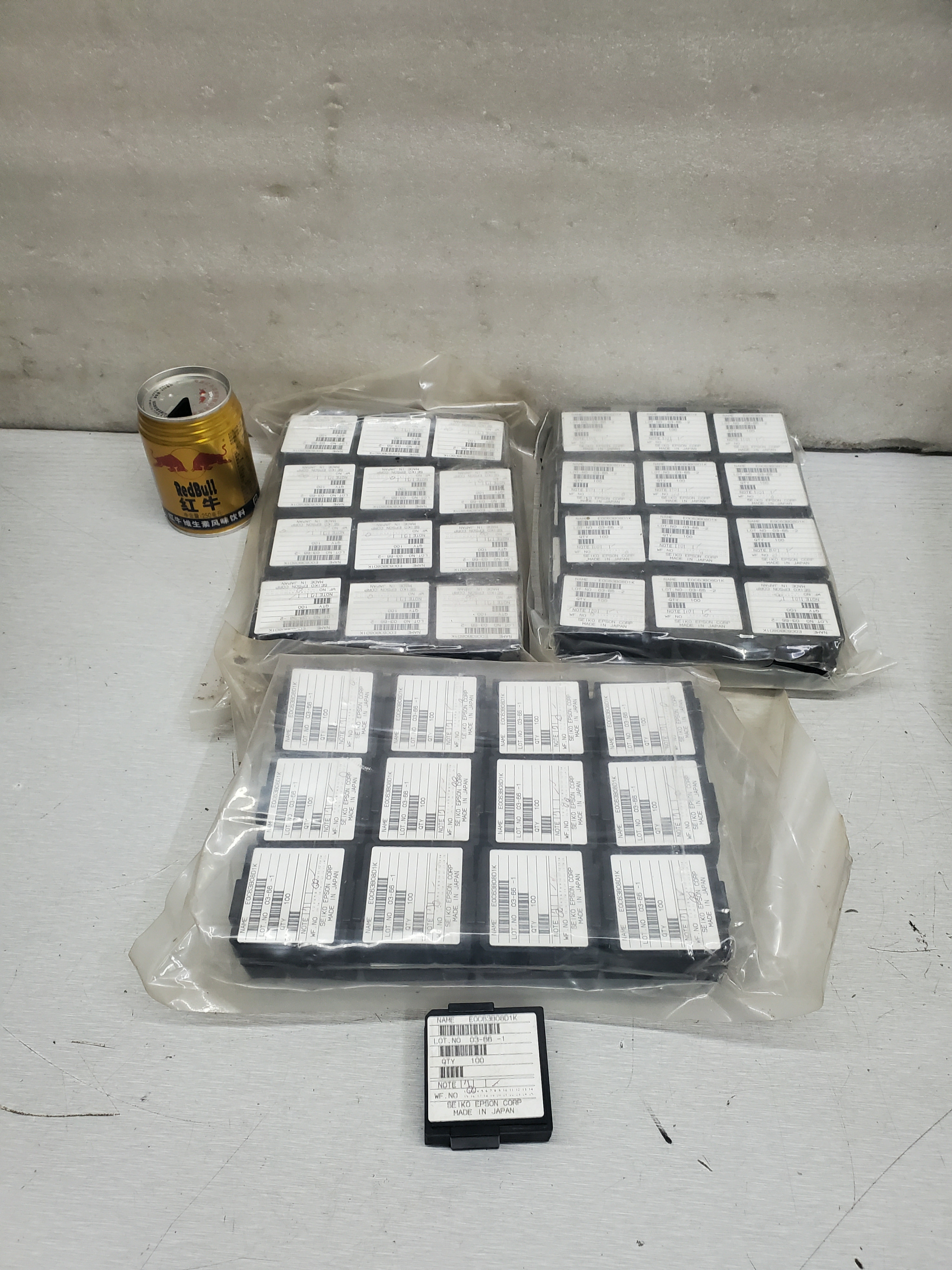 三万个日本精工SEIKO EPSON芯片晶片晶元显微镜测试百个10元