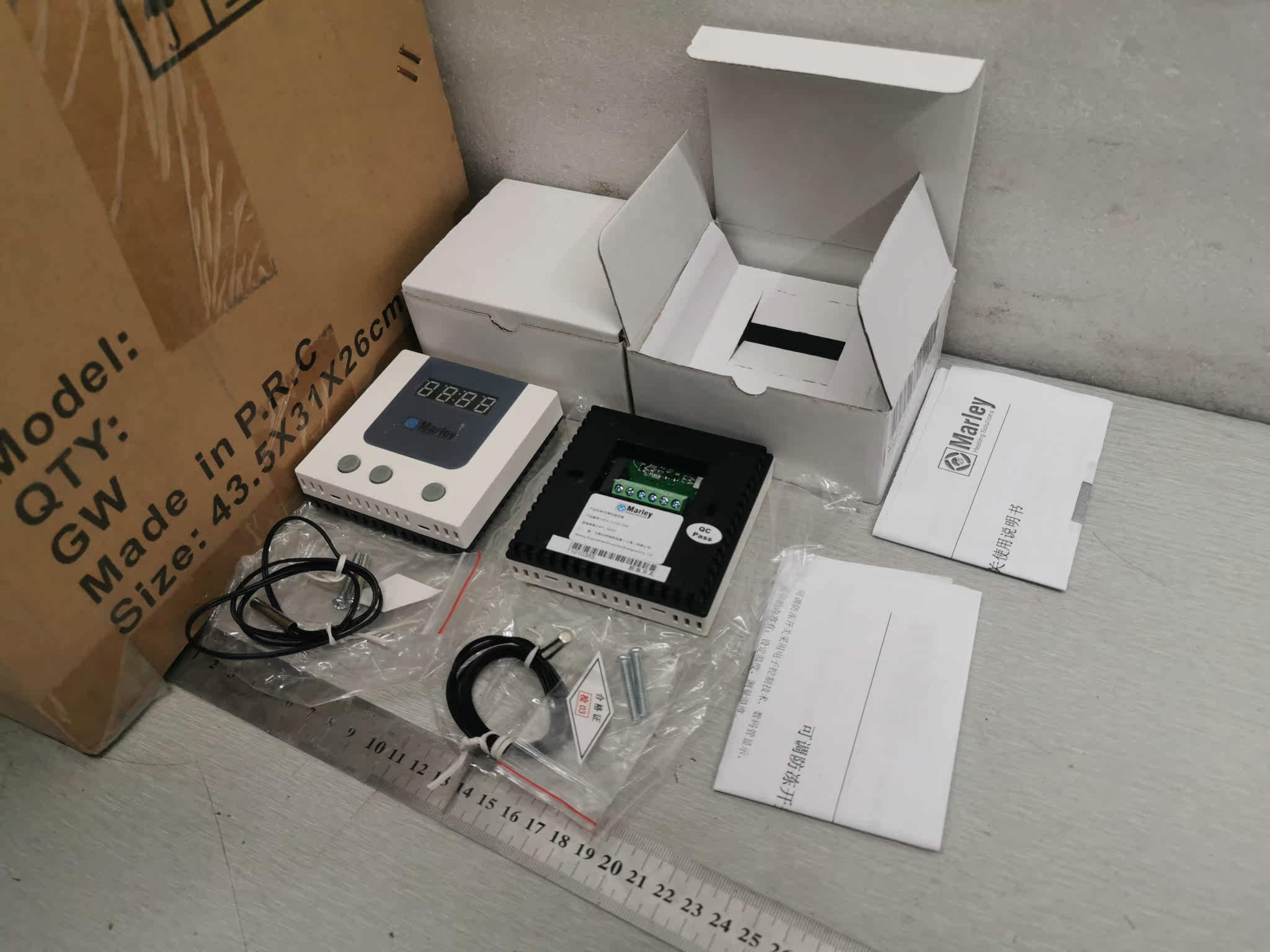 100个 美国马利MARLEY可调防冻开关-20C--40C温控器  可加探头