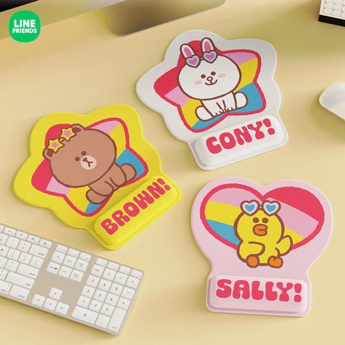 LINEFRIENDS可爱护腕鼠标垫