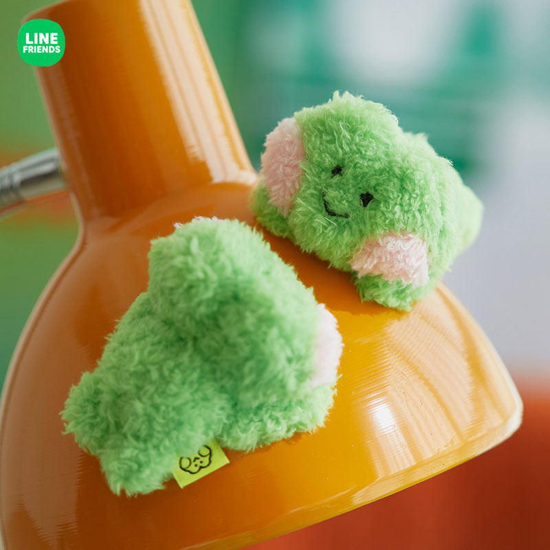 line friends蛙里奥lenini winter毛绒磁铁玩偶冰箱白板装饰帖