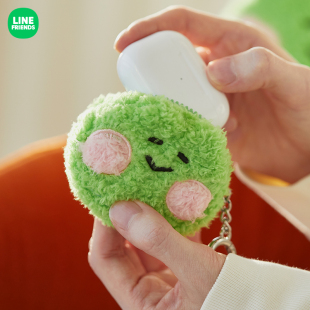 LINE winter钥匙扣包挂件零钱化妆包耳机包 FRIENDS蛙里奥lenini