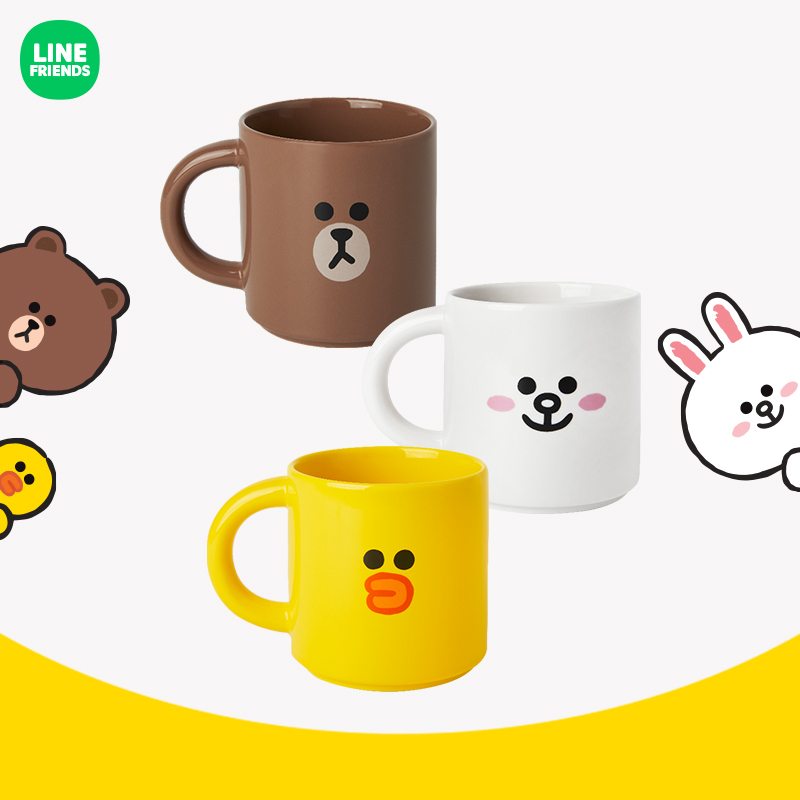 LINEFRIENDSSTEADY陶瓷马克杯