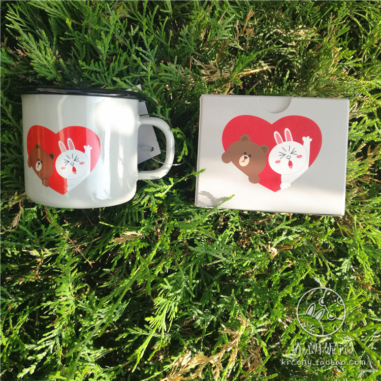 LINEFRIENDS韩国联名布朗马克杯