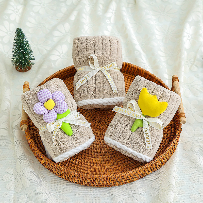 珊瑚绒毛巾礼盒伴手礼