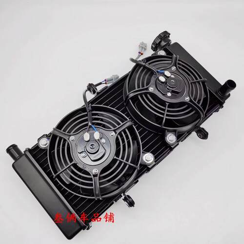 适用摩托车宗申赛科龙（RC401)SR400GS-2水冷器 水箱 散热器风扇