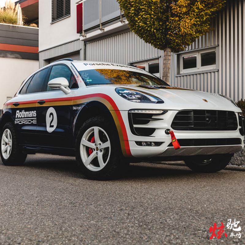保时捷卡宴车贴拉花越野q5 718 macan车身改装机盖侧裙个性贴纸