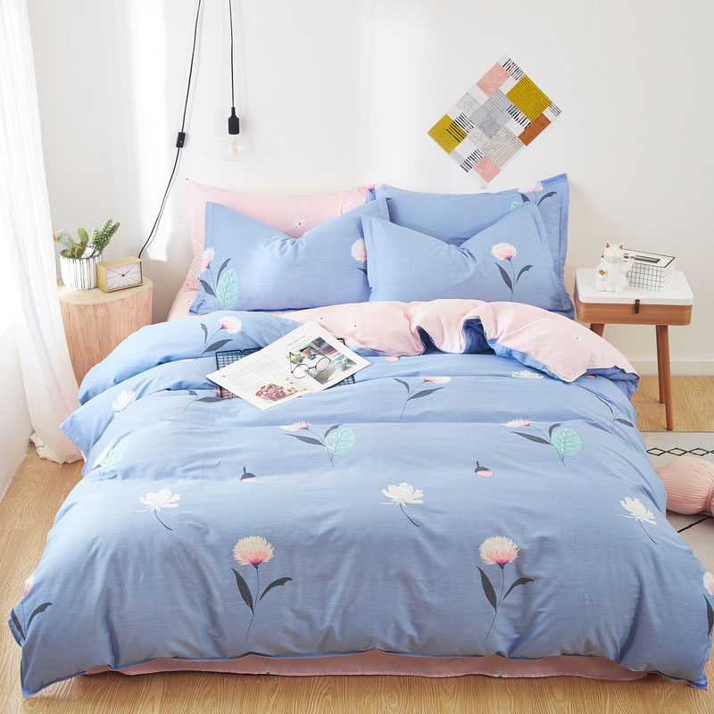 全棉四件套活性纯棉床上用品被套床单结婚4件套床品1.5/1.8/2.0床|ruв категории постельные принадлежности, кровать новобрачных/четыре члена рукав/Несколько членов рукав - от Buy2taobao.com для оказания профессиональной услуги покупки агента Taobao