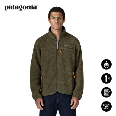 patagonia男士复古抓绒夹克