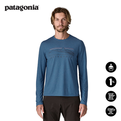 patagonia男士速干骑行套头衫