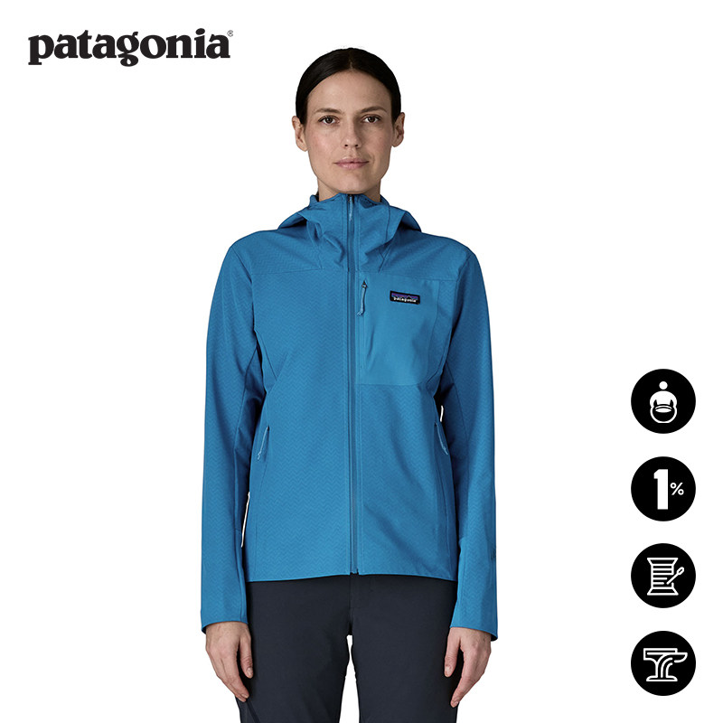 女士连帽抓绒衫 R1 CrossStrata 85451 patagonia巴塔哥尼亚