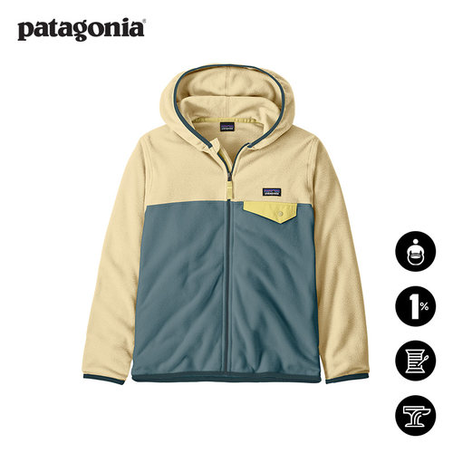 patagonia大童秋冬抓绒外套