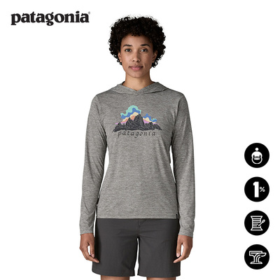 patagonia女士C1速干连帽T恤