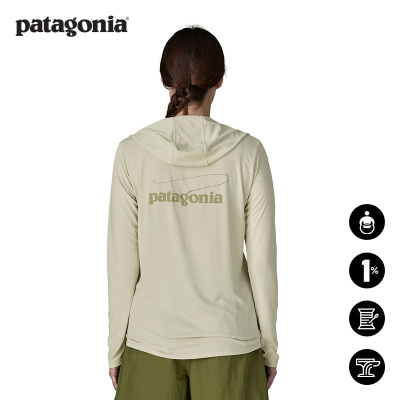 patagonia女士C1速干连帽T恤