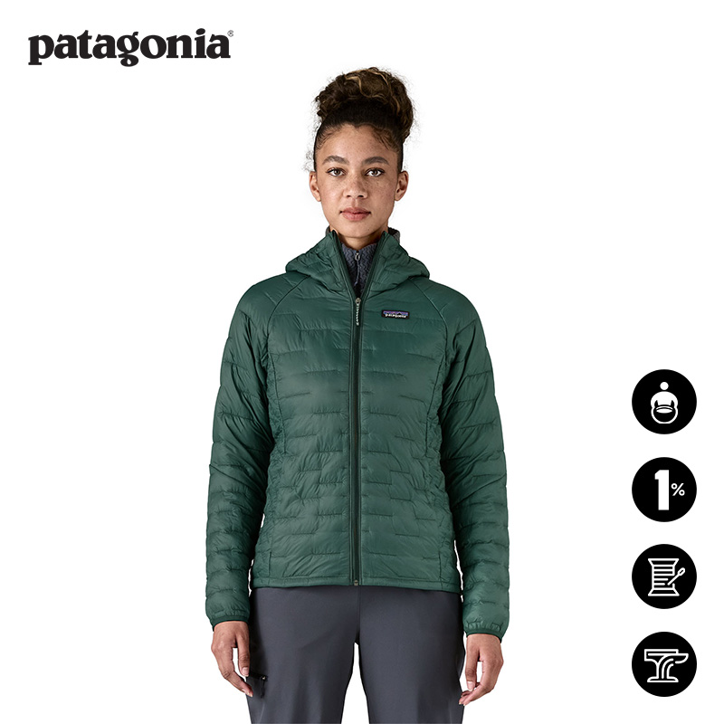 patagonia女士连帽棉服