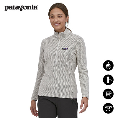 patagonia女士抓绒套头衫