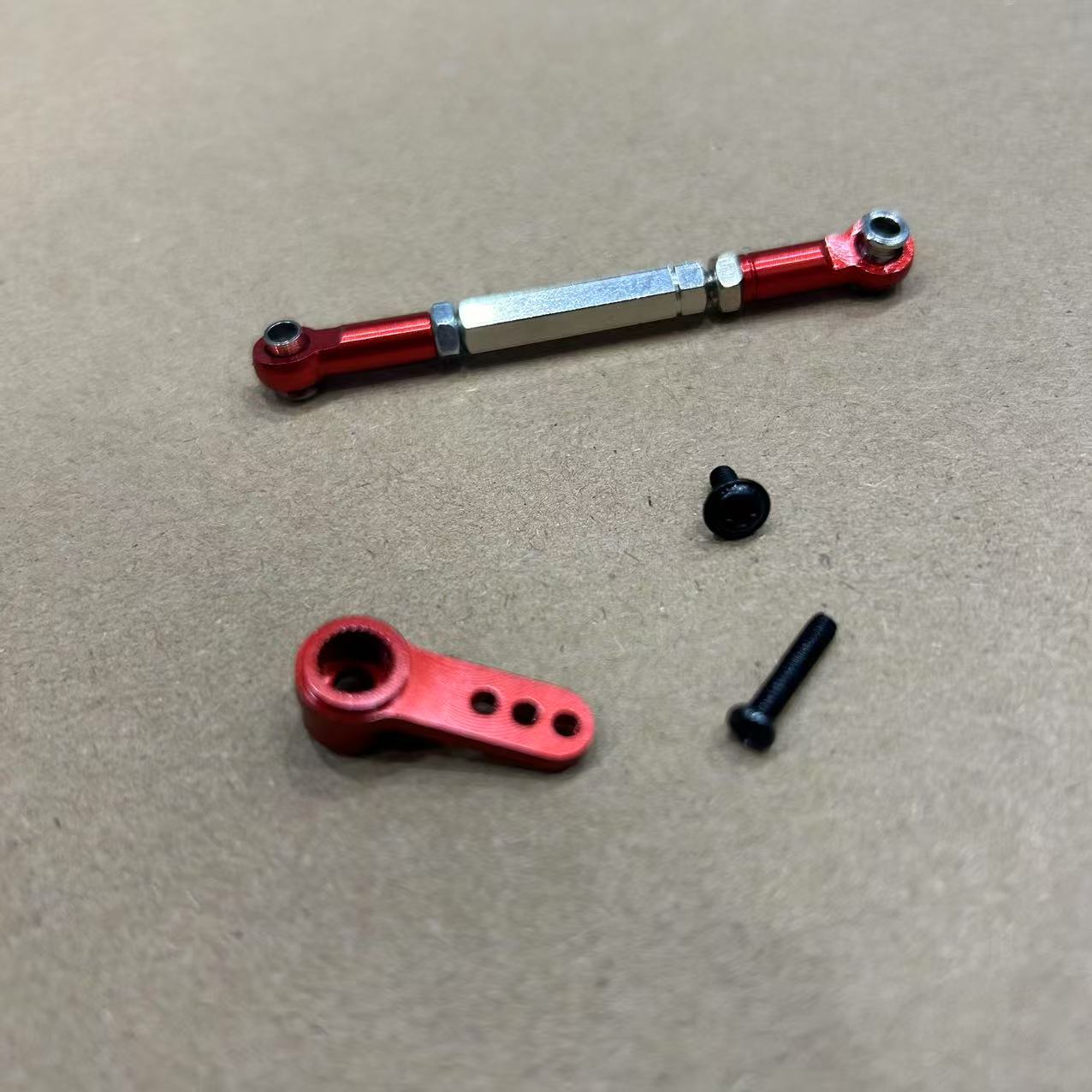 美嘉欣H12Y+攀爬车1：12越野车升级金属舵机臂舵机横杆拉杆转向件