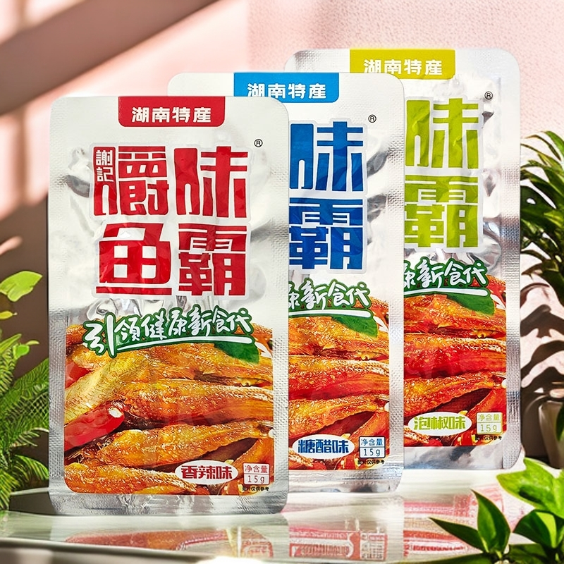 显峰香辣小鱼鱼仔毛毛鱼小零食