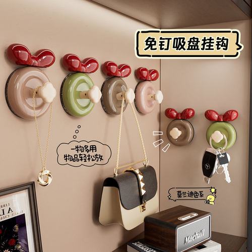 吸盘门把手快速安装可拆卸设计