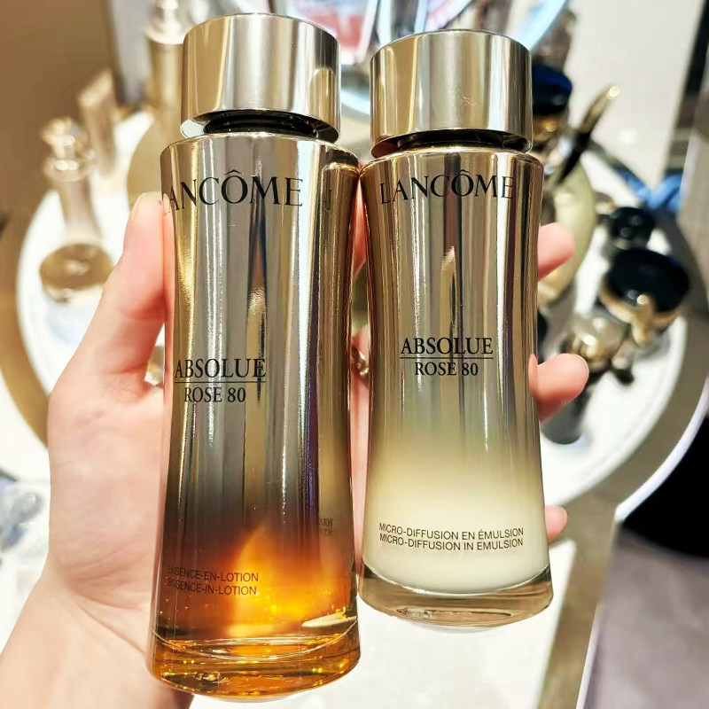 兰蔻菁纯水乳套装全新菁纯臻颜精华水150ml+乳100ml 紧致修护国内