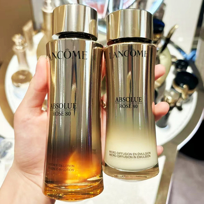 兰蔻菁纯水乳套装全新菁纯臻颜精华水150ml+乳100ml 紧致修护国内