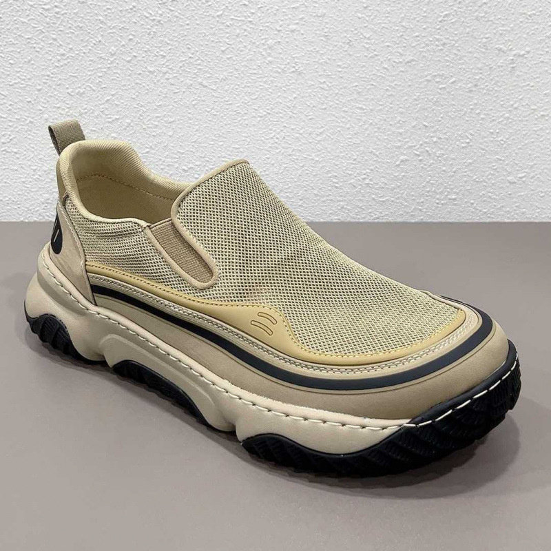 男士透气耐磨帆布鞋帆布男鞋新款懒人一脚蹬休闲运动轻便软底布鞋