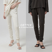 SALE row CETTCE 折扣现货 The 极简平纹纯棉打底裤 休闲长裤