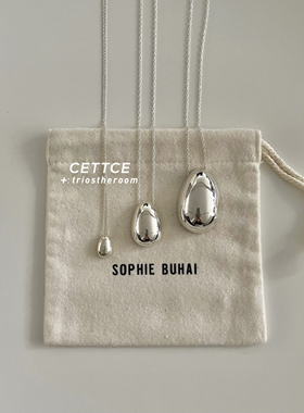 SophieBuhai大/中/小银蛋项链