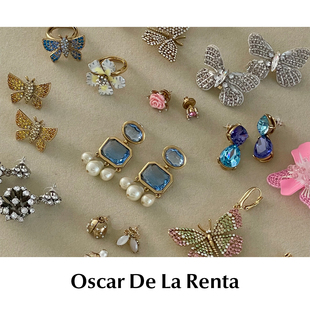 折扣现货 耳钉耳坠戒指项链 CETTCE Renta SALE Oscar
