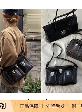 CETTCE 现货 Lemaire 经典 Gear 可调节肩带牛皮邮差包手提装备包