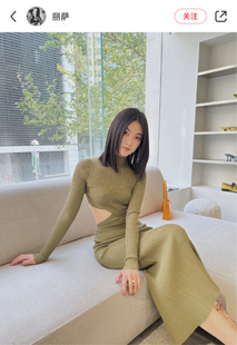 折扣现货 CETTCE Dion lee 连衣裙 漩涡针织镂空露背修身 SALE