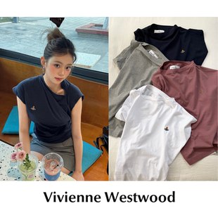 刺绣土星不规则T恤短袖 CETTCE 西太后 Westwood 现货 Vivienne