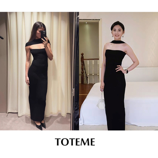 现货 through CETTCE 露背针织连衣裙 Slip 套穿式 SALE Toteme
