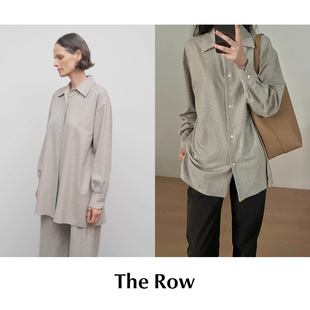 现货 CETTCE The Row 廓形磨毛衬衫 羊毛羊绒混纺Komako SALE