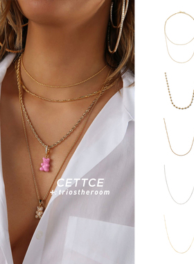 现货爱心双层项链CrystalHaze