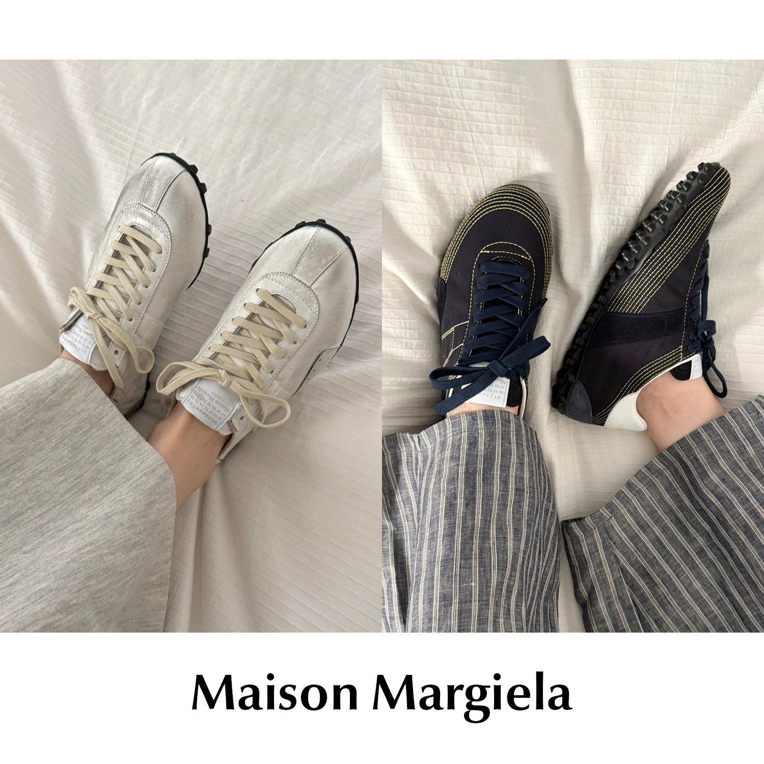 CETTCE 现货 Maison Margiela 马吉拉拼接薄底撞色低帮德训鞋图片