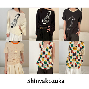 【SALE】CETTCE 现货 Shinyakozuka 印花长袖短袖T恤针织背心开衫