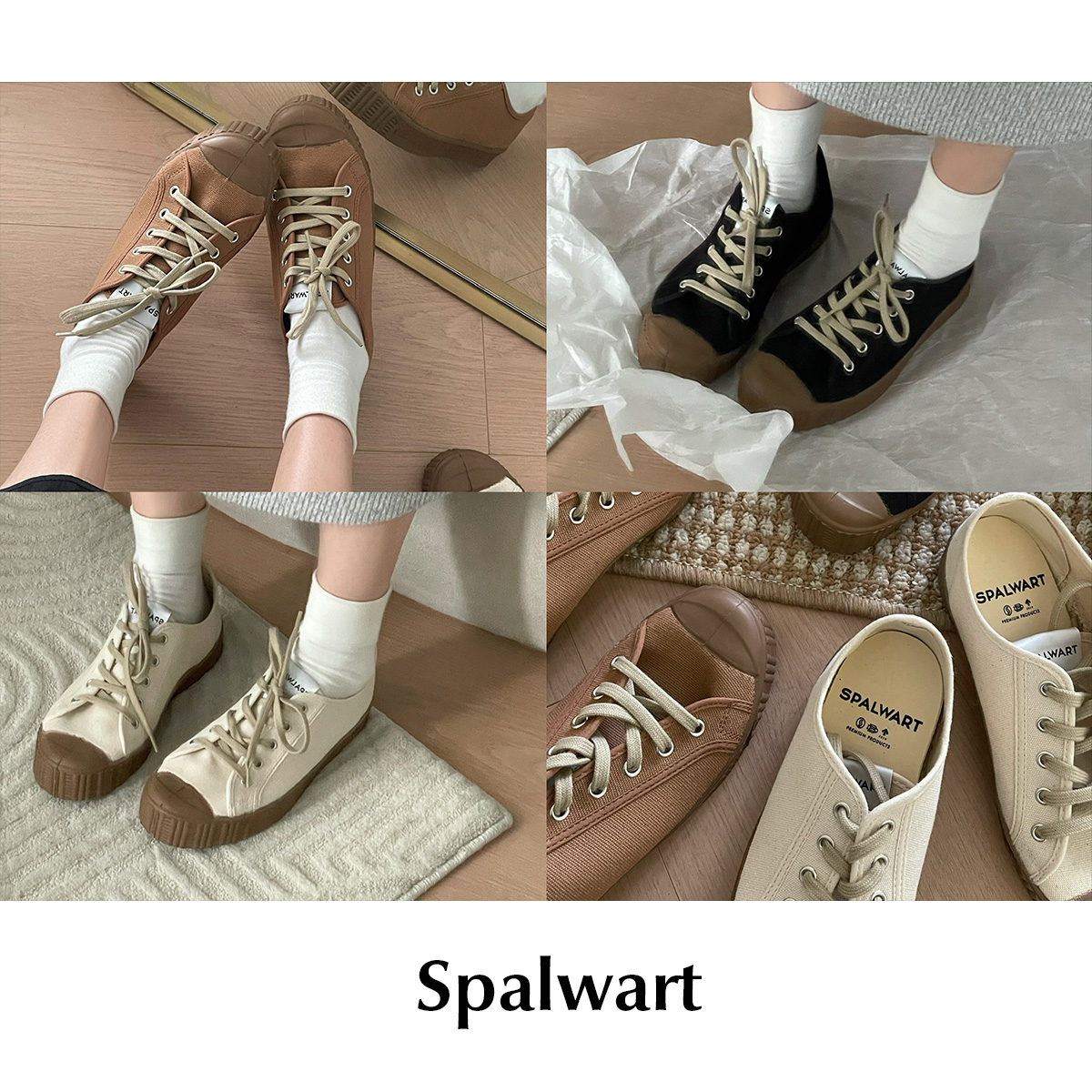 CETTCE 现货 Spalwart 瑞典小众复古做旧足弓支撑帆布鞋运动鞋