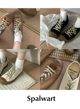 CETTCE 现货 Spalwart 瑞典小众复古做旧足弓支撑帆布鞋运动鞋