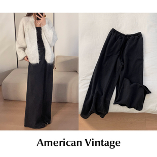 新色到货 跳转链接 宽松抽绳阔腿直筒休闲裤 Vintage American