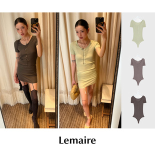 秀款 Buttoned Rib Lemaire 连体衣 现货 CETTCE SALE 针织短袖