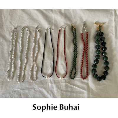 CETTCE 现货 Sophie Buhai 珍珠翡翠红玛瑙玉石系列项链合集