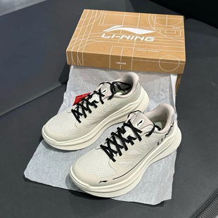 李宁男子健身运动凌越慢跑鞋透气反光百搭运动休闲跑步鞋ARSU097