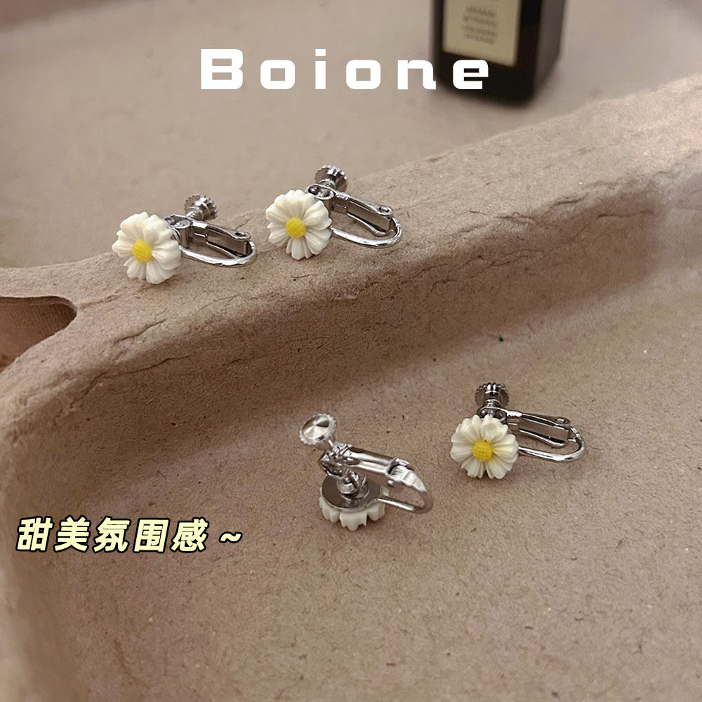 【实拍】甜妹氛围感日常花花耳夹