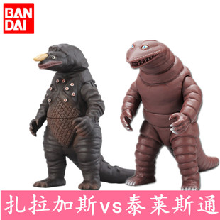 哥莫拉软胶可动系列 泰莱斯通 正版 万代奥特曼变身怪兽04扎拉加斯